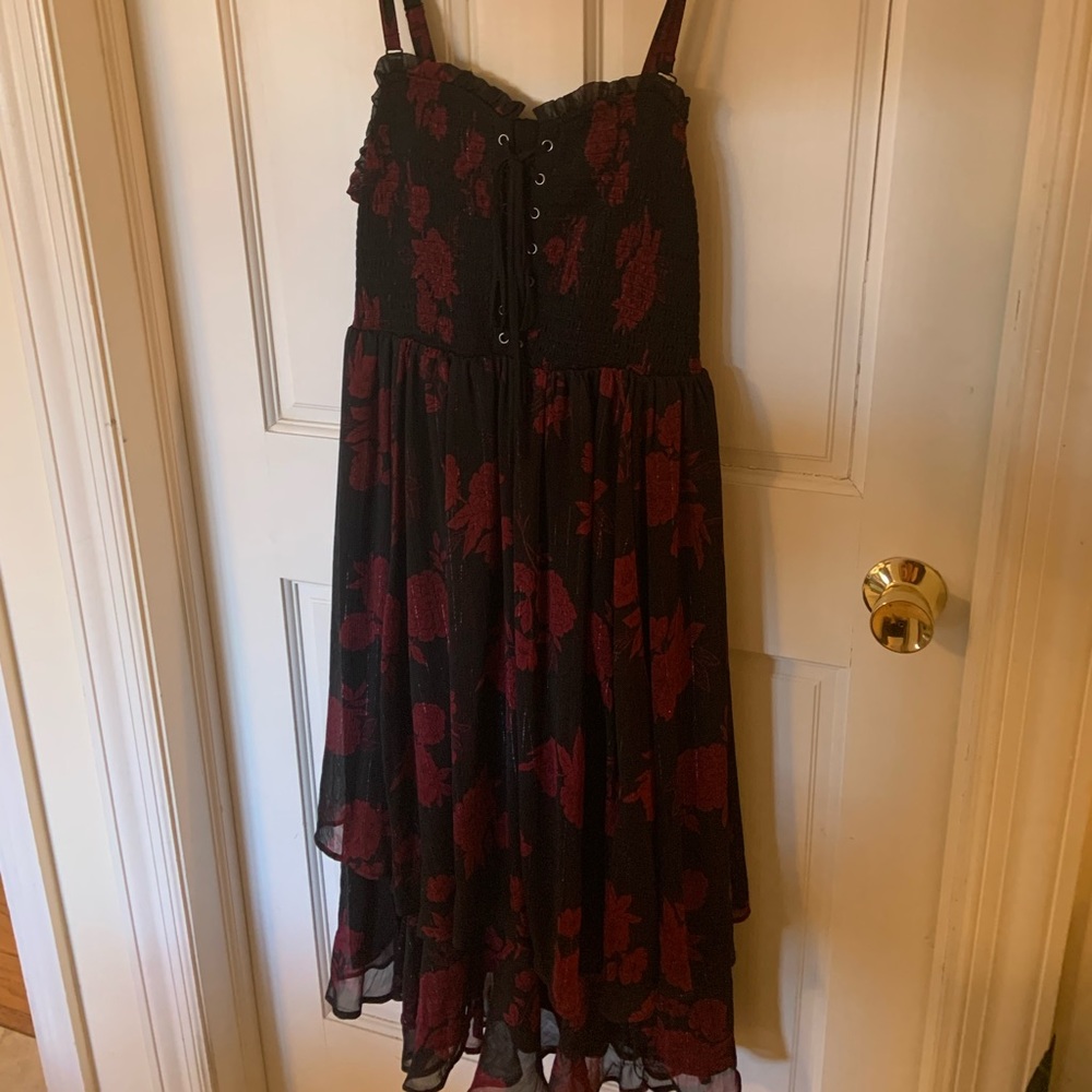 Red/Black Shimmer Dress Torrid